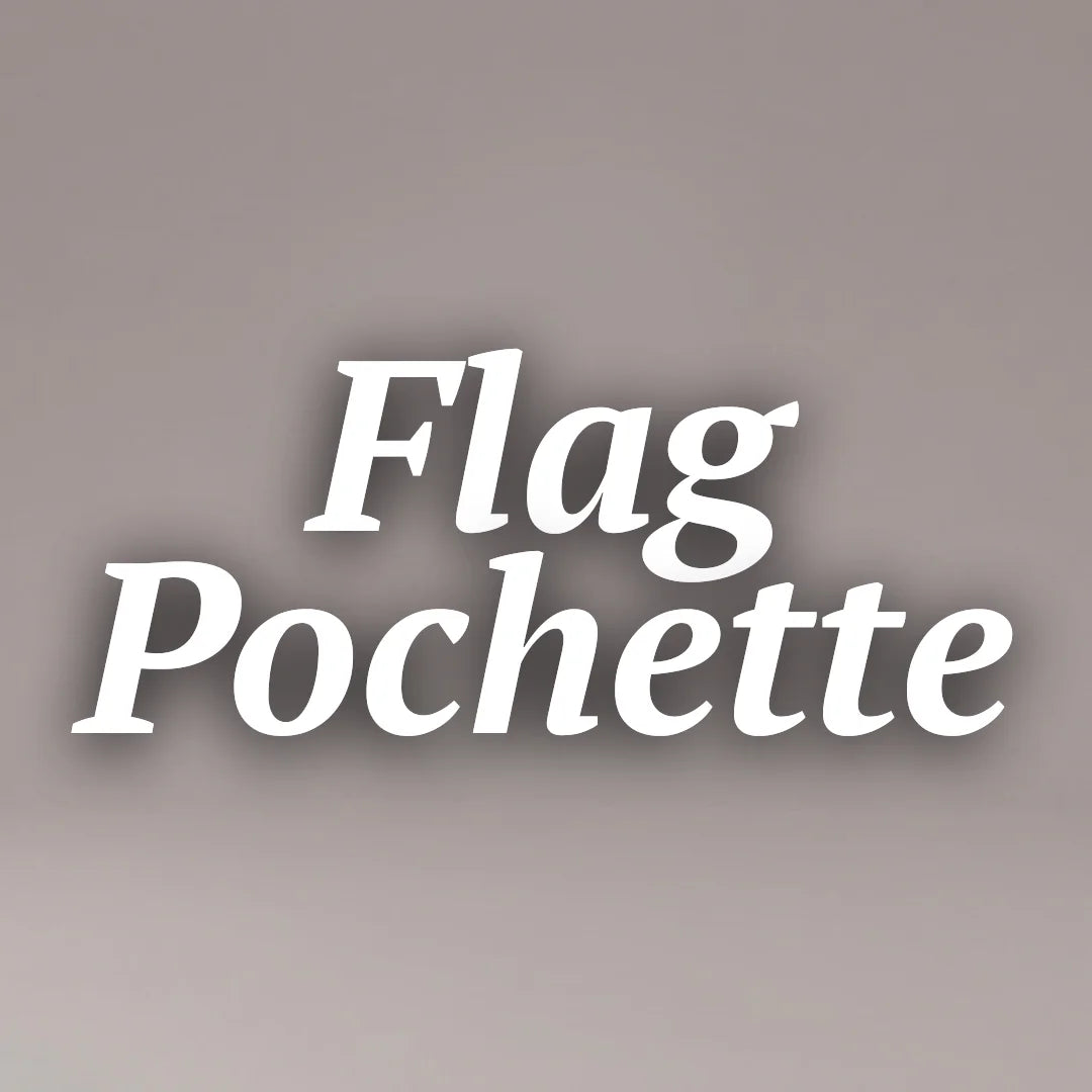 Flag Pochette - Borsa artigianale