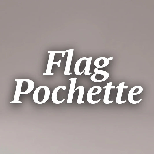 Flag Pochette - Borsa artigianale